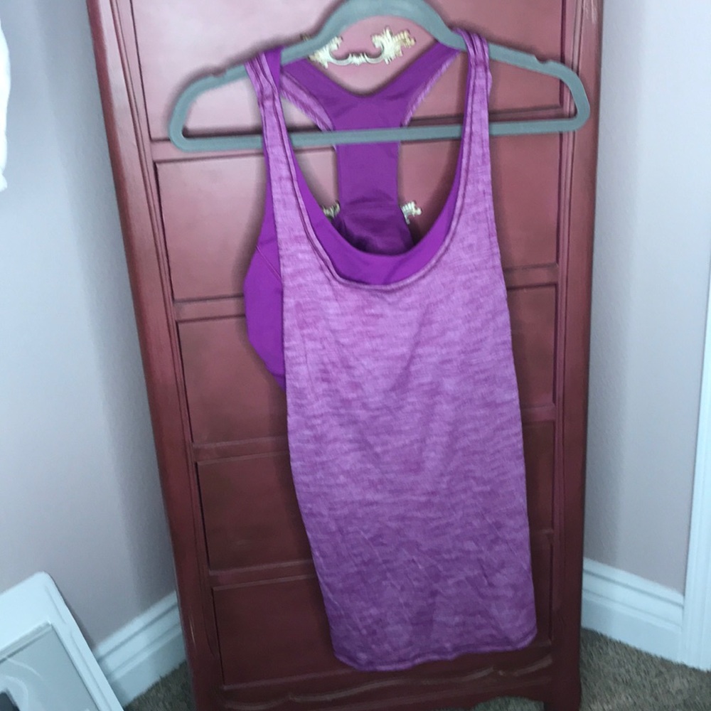 Lululemon sports bra and tank
